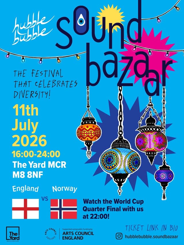 Sound Bazaar Festival – 11 July at The Yard, Manchester